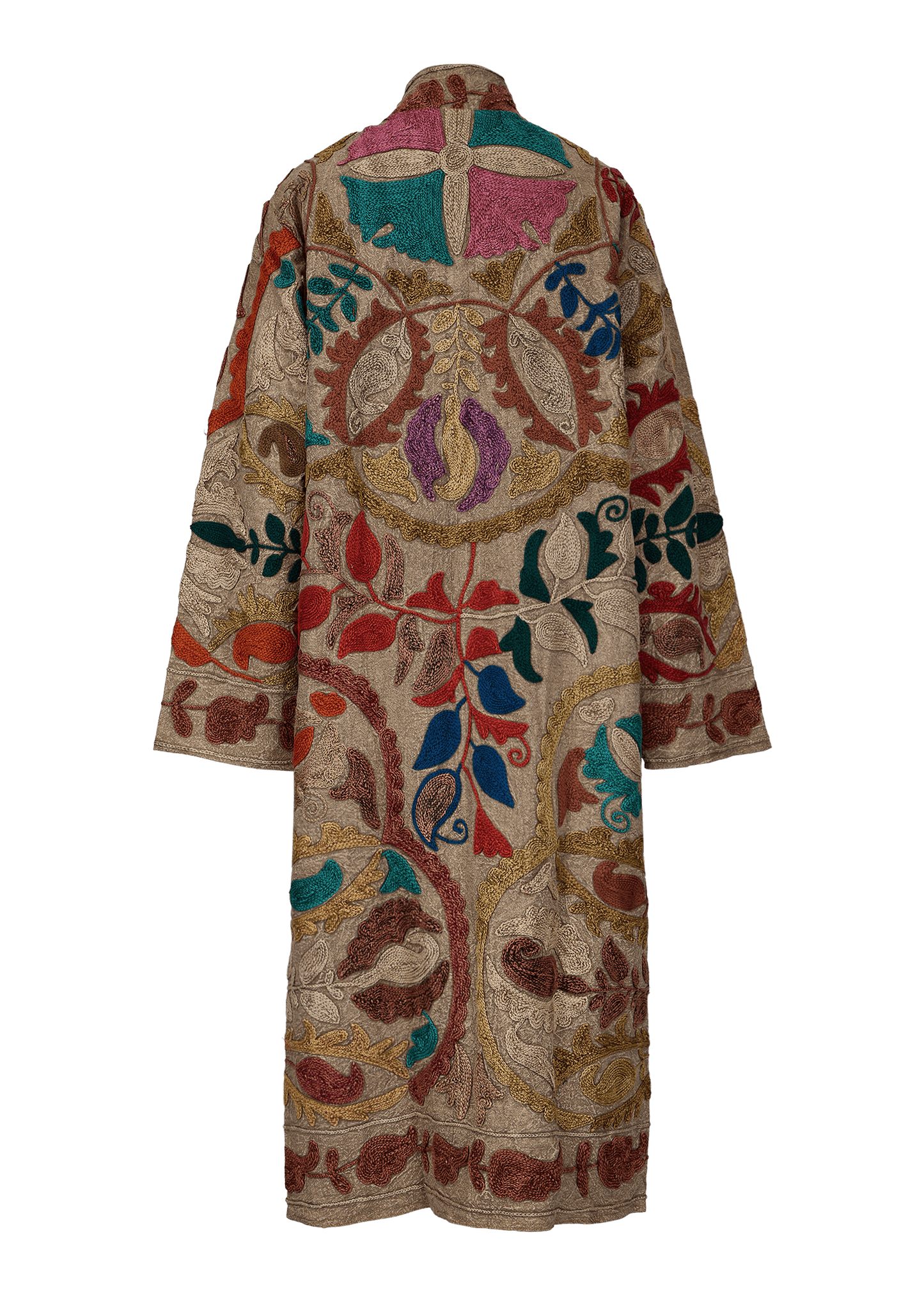 Suzani Coat (Calf Length)