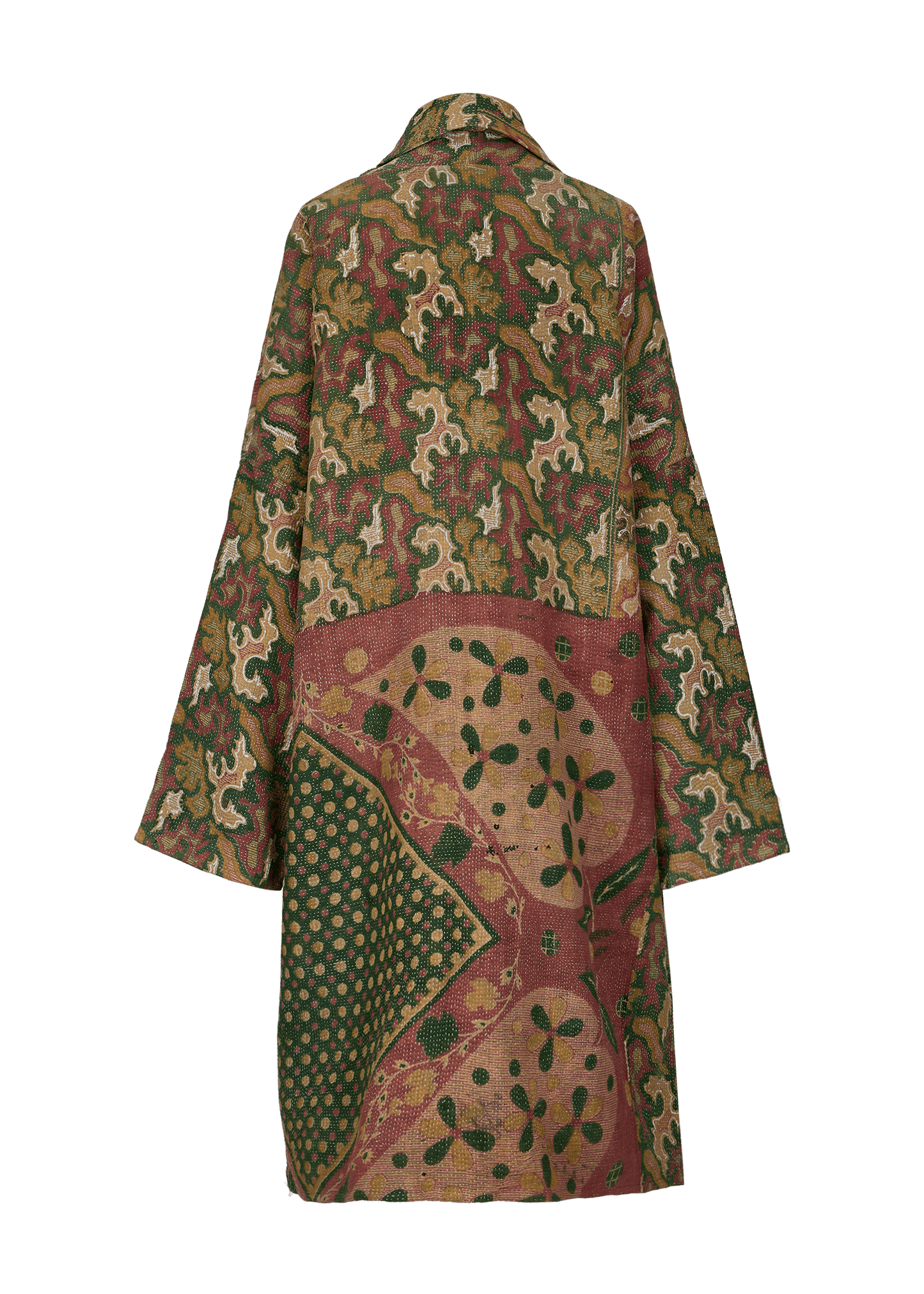 Vintage Kantha Coat (Calf Length)