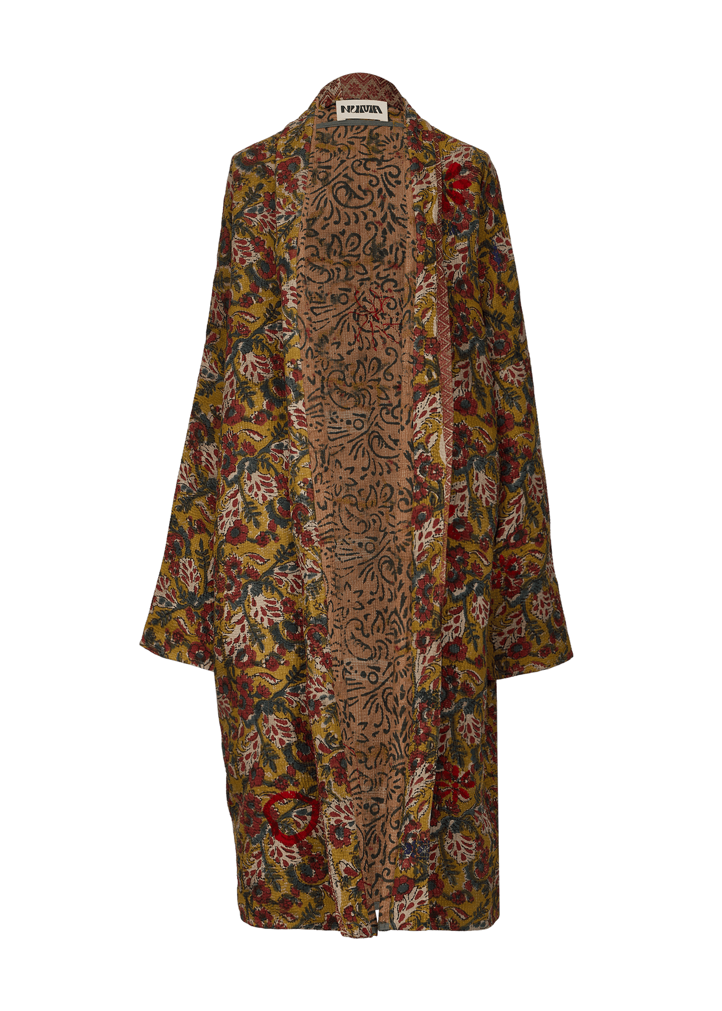 Bagru Coat (Calf Length)