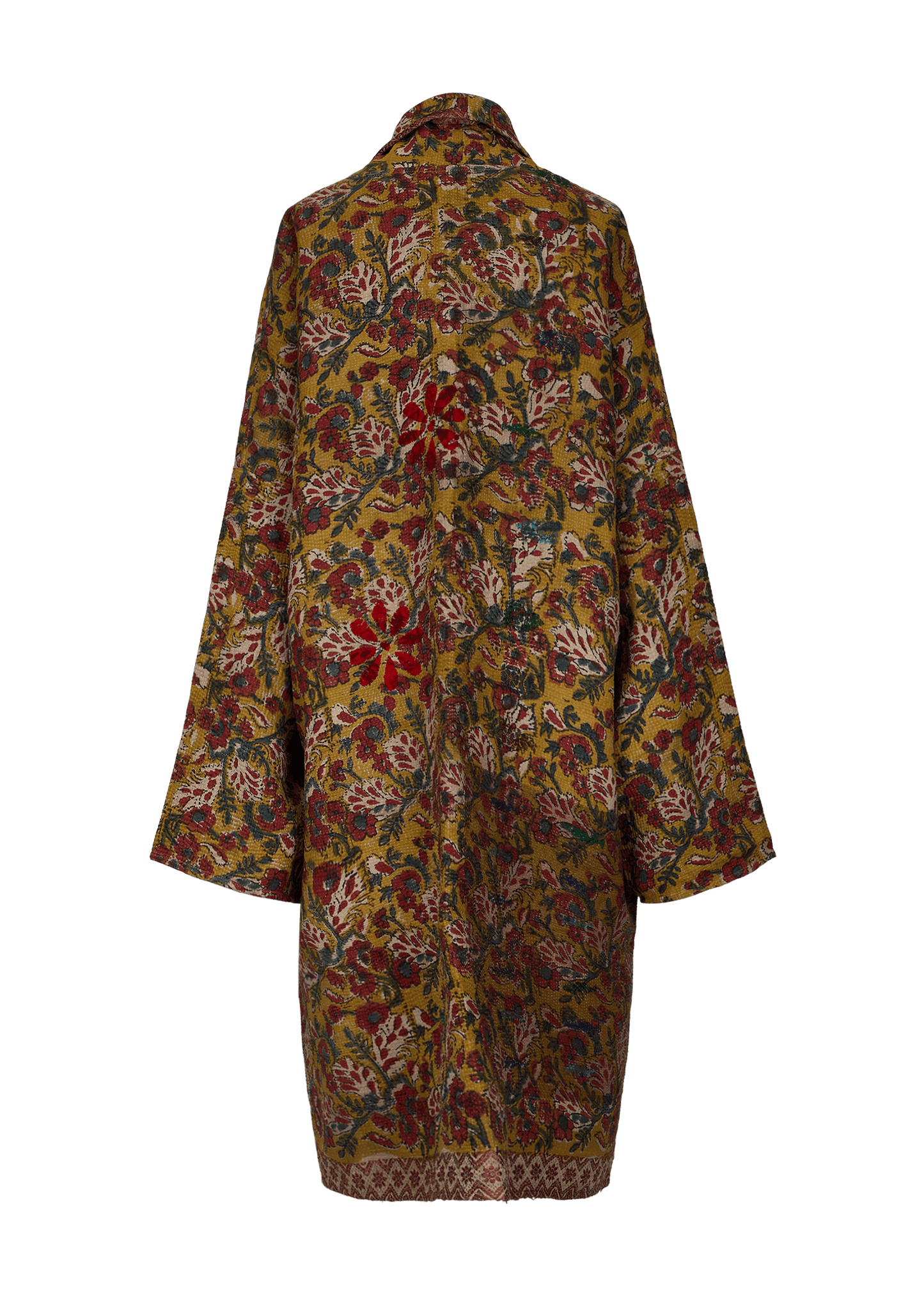 Bagru Coat (Calf Length)