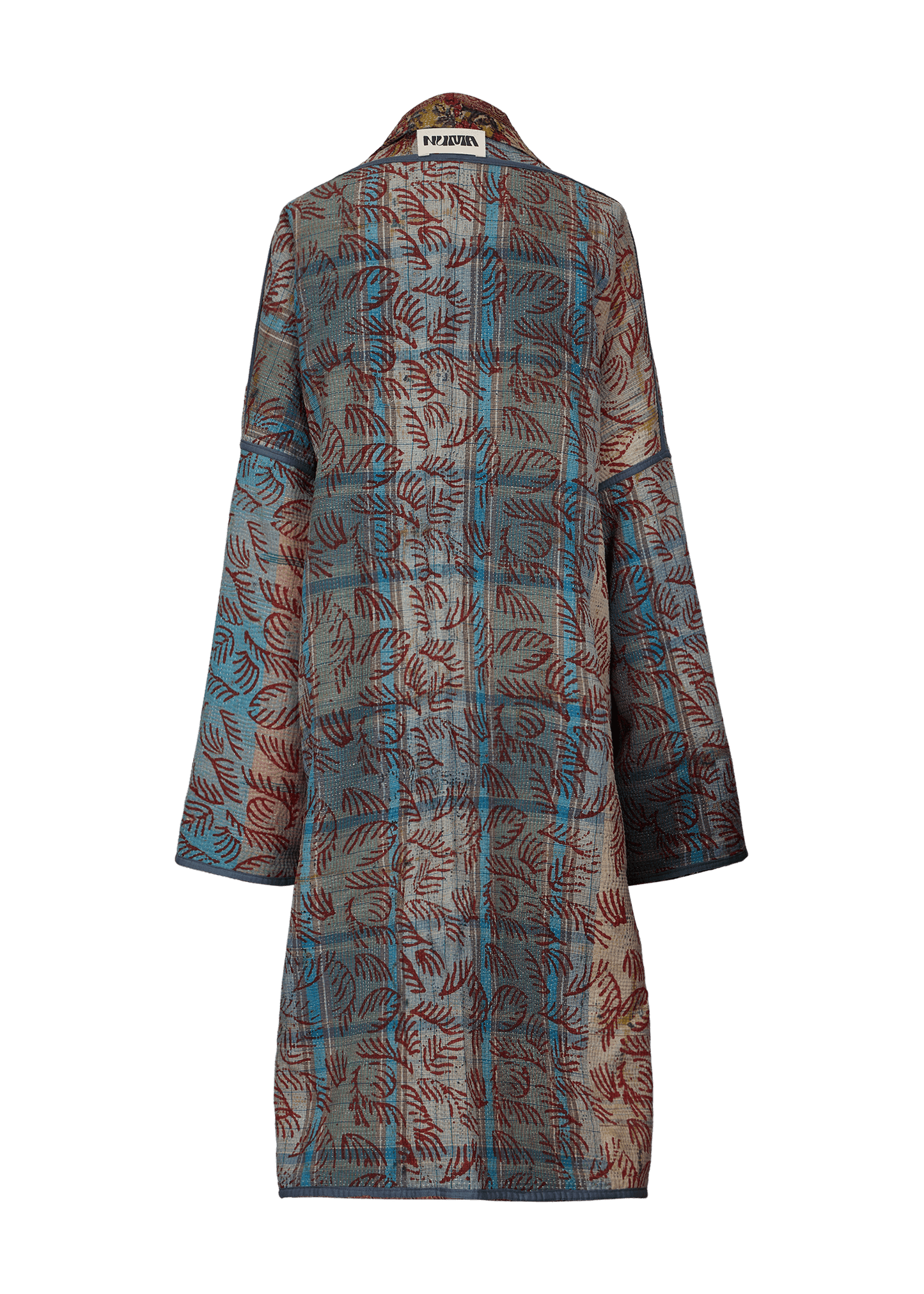 Bagru Coat (Calf Length)