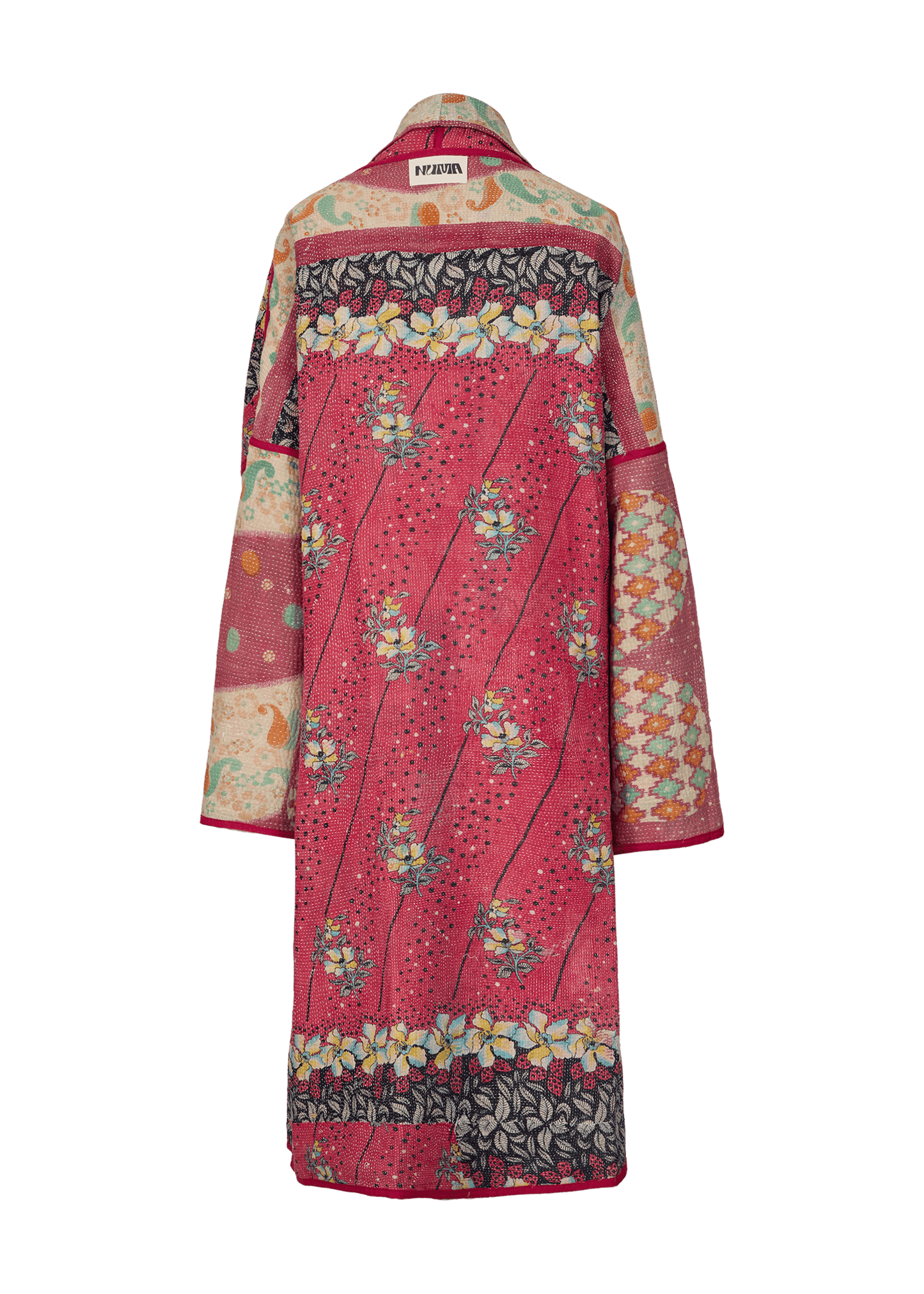 Vintage Kantha Coat (Calf Length)