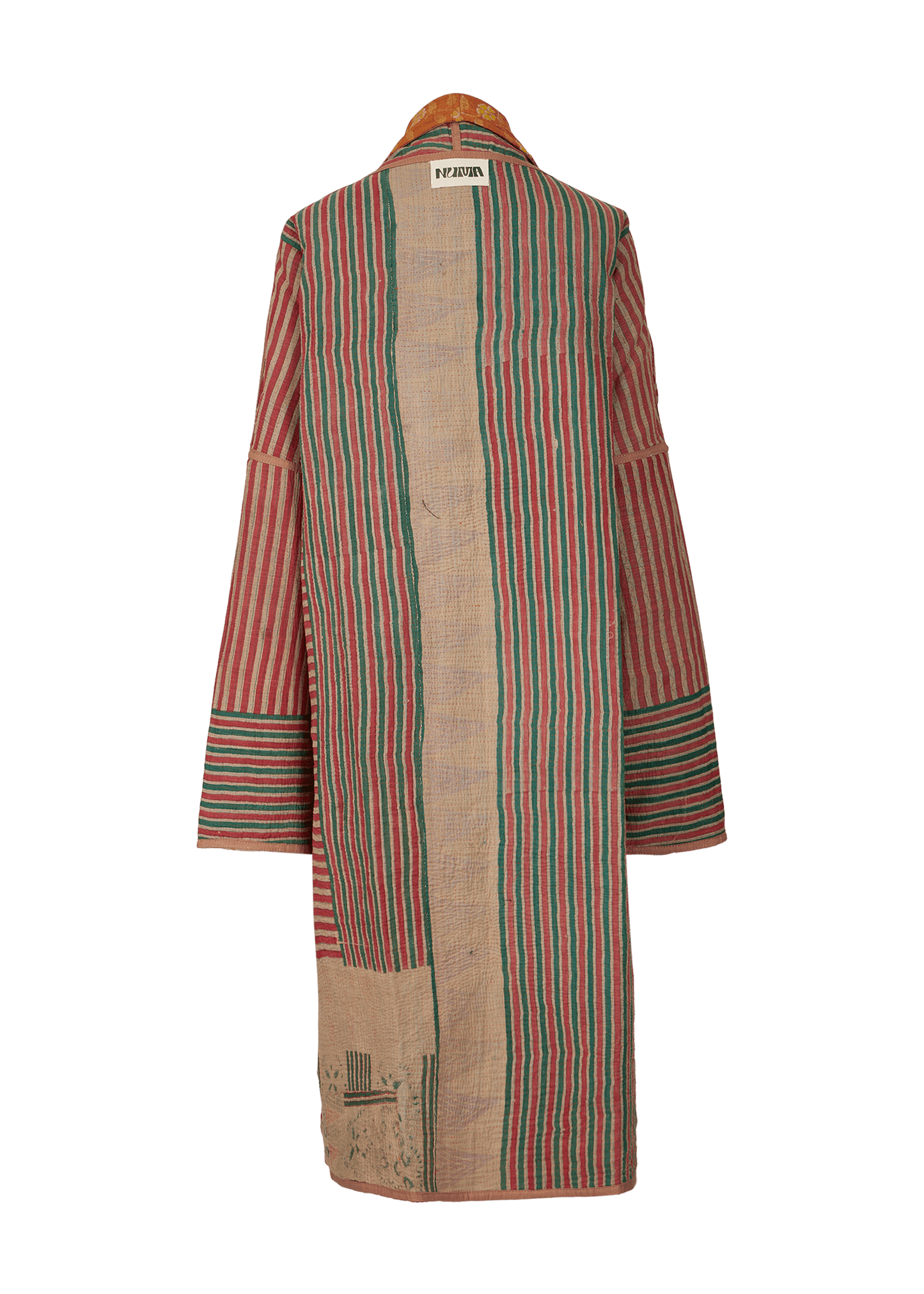 Vintage Kantha Coat (Calf Length)