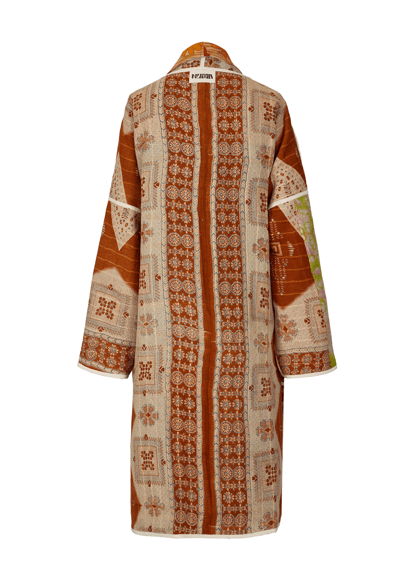 Vintage Kantha Coat (Calf Length)