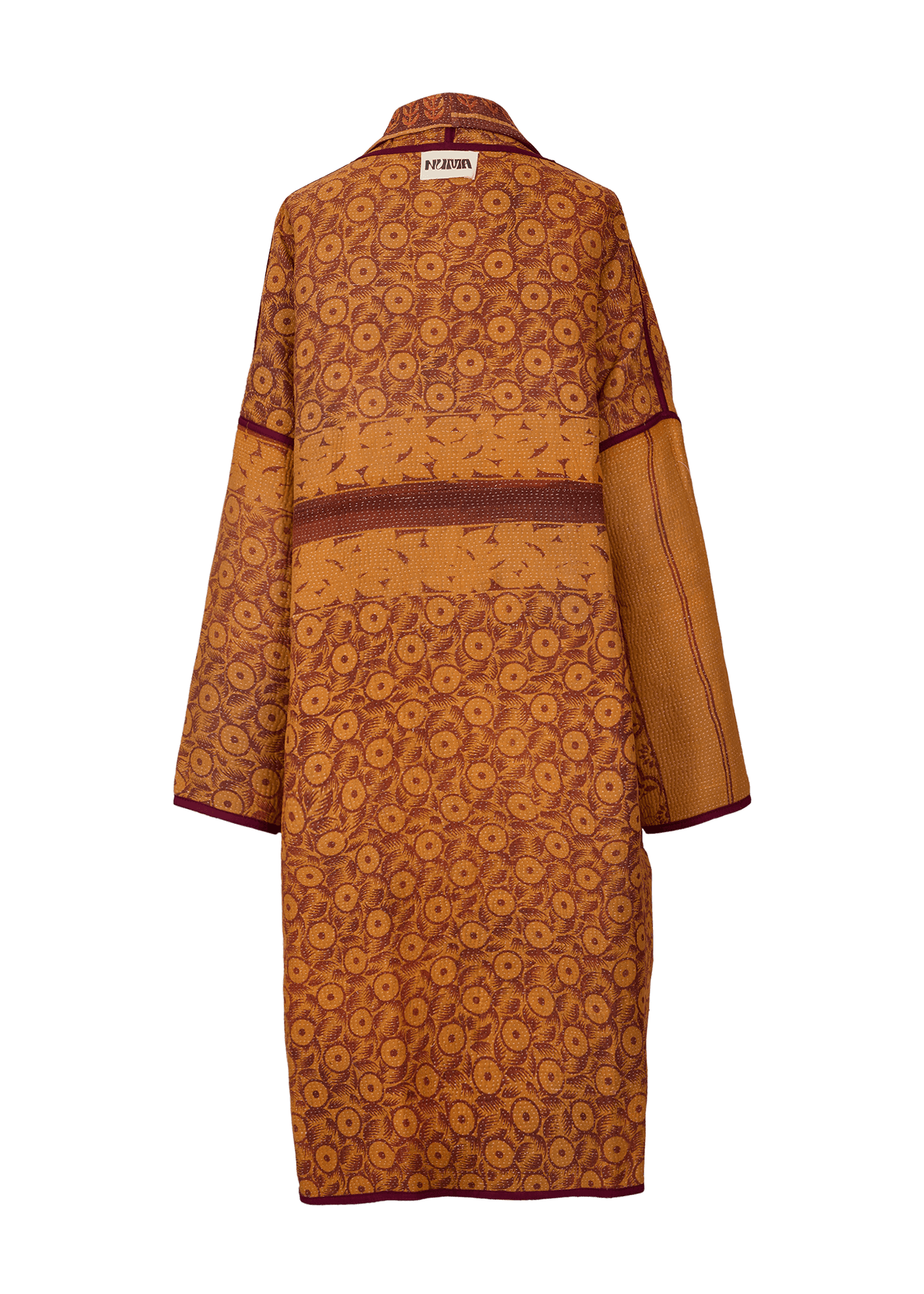 Vintage Kantha Coat (Calf Length)