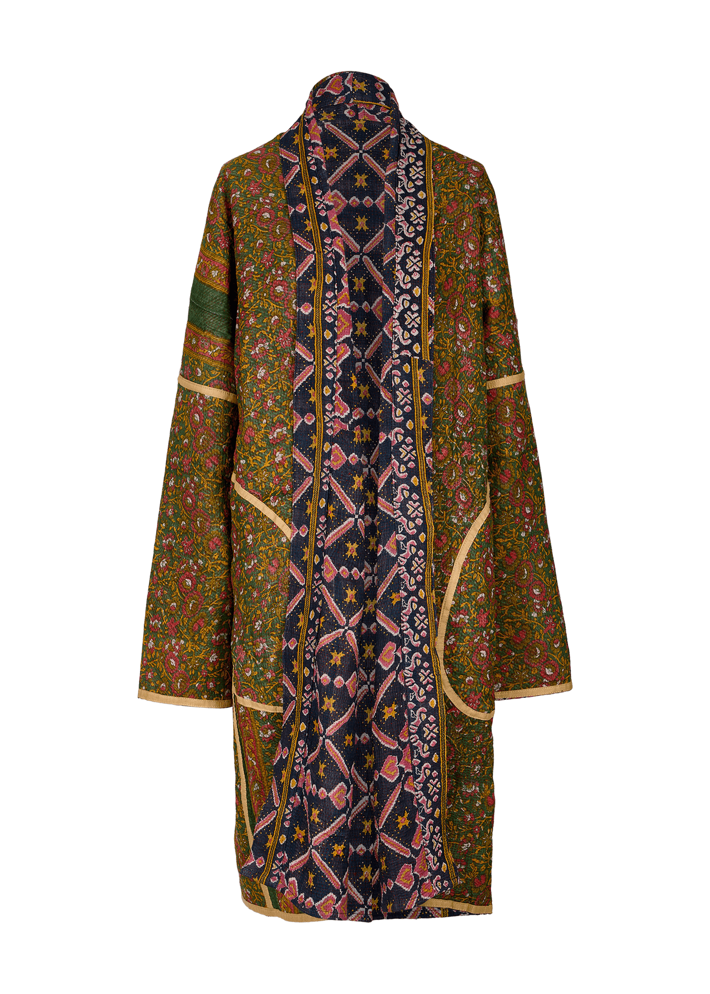 Vintage Kantha Coat (Calf Length)