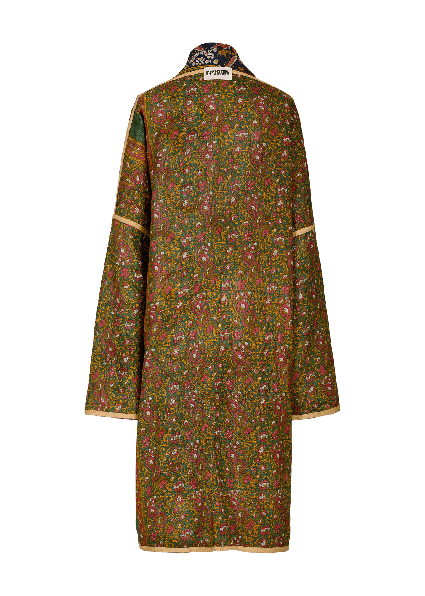 Vintage Kantha Coat (Calf Length)