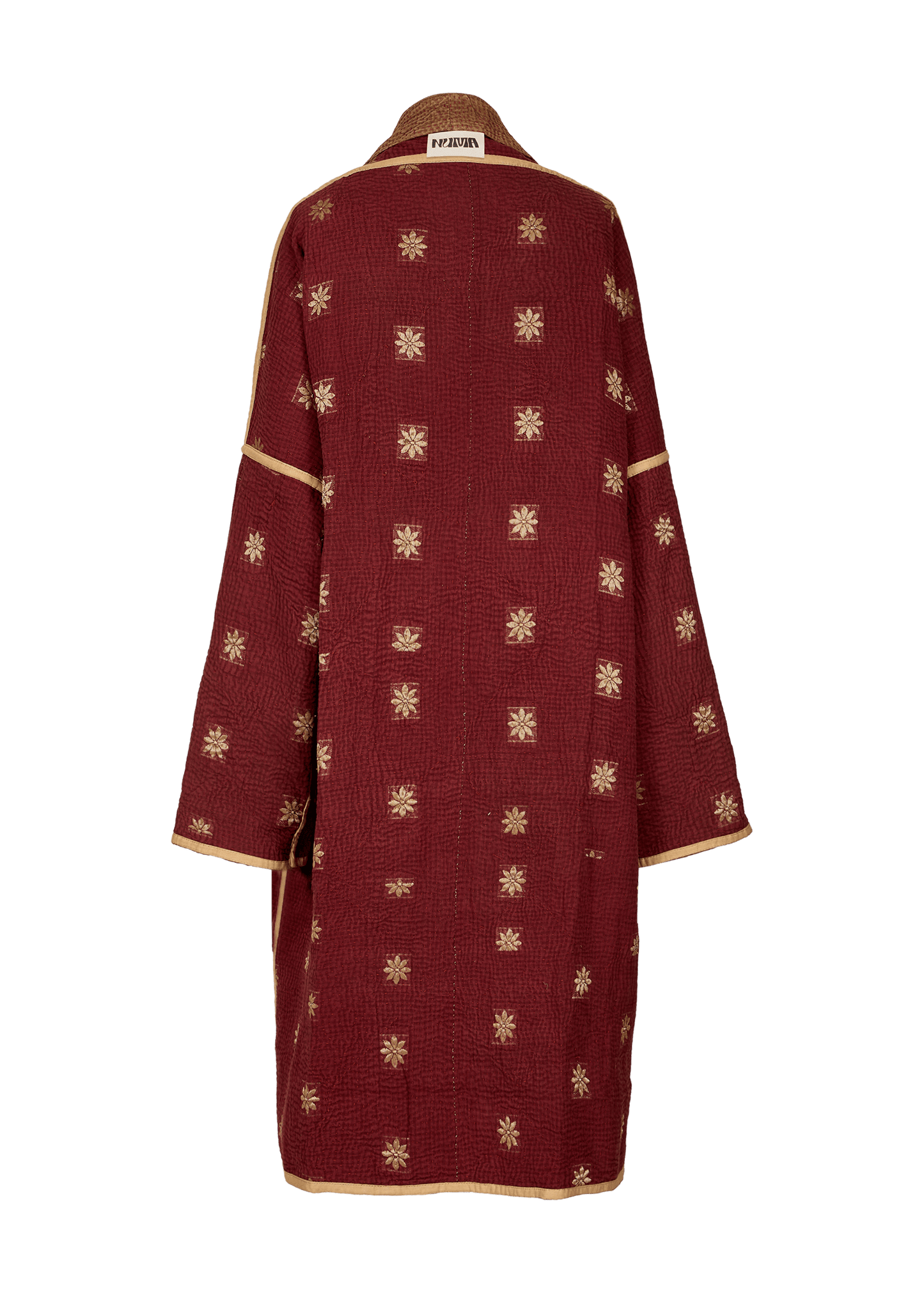 Vintage Kantha Coat (Calf Length)