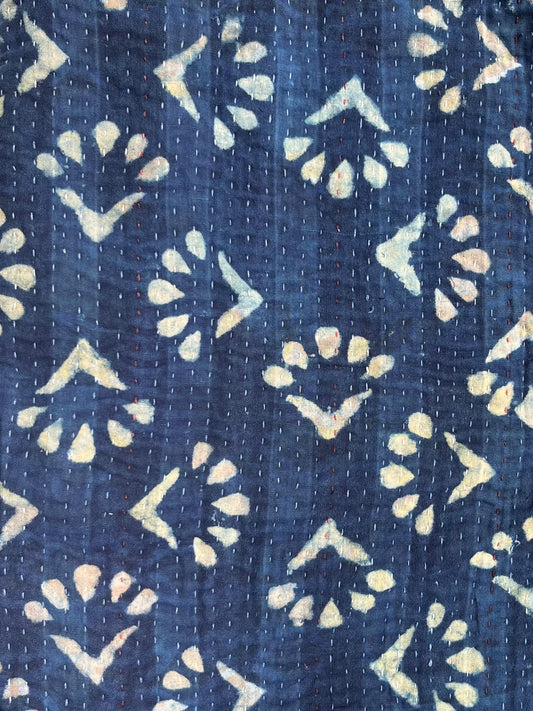 Indigo Kantha Jacket