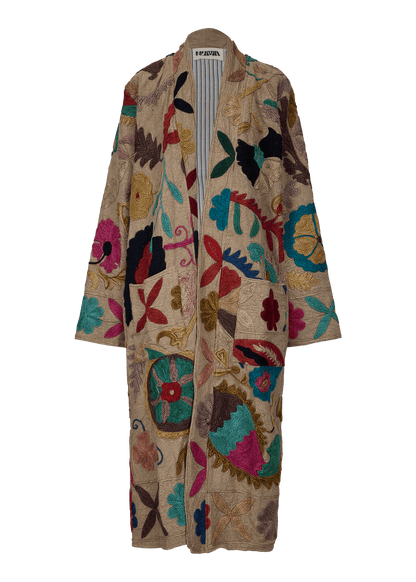 Suzani Coat (Calf Length)