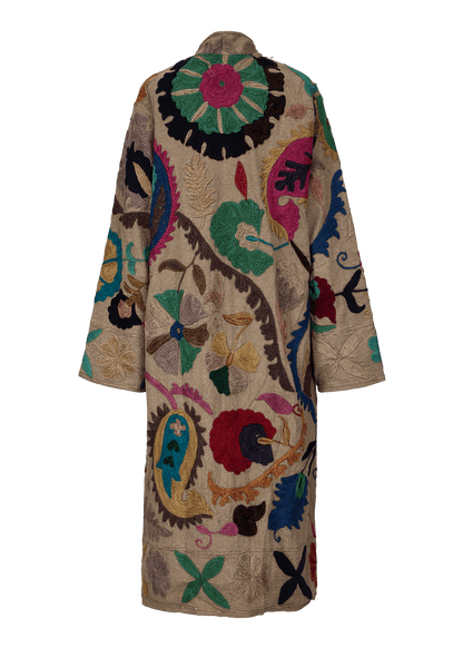 Suzani Coat (Calf Length)
