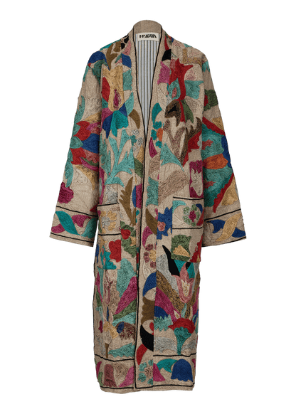 Suzani Coat (Calf Length)