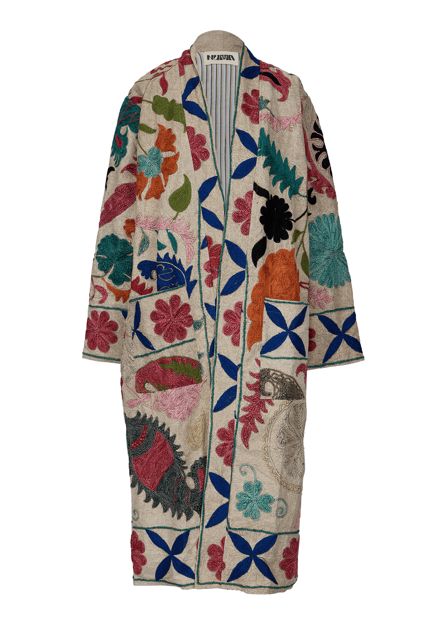 Suzani Coat (Calf Length)