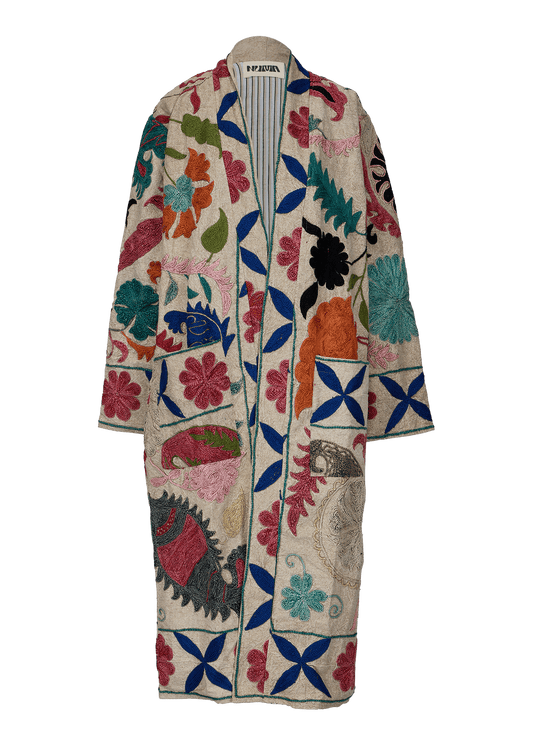 Suzani Coat (Calf Length)