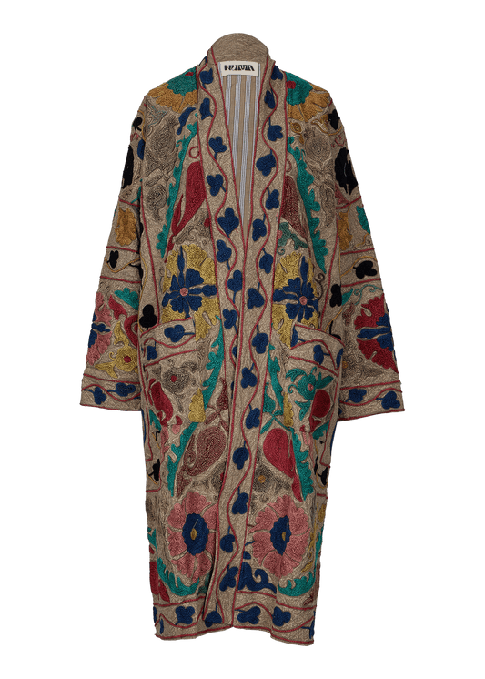 Suzani Coat (Calf Length)