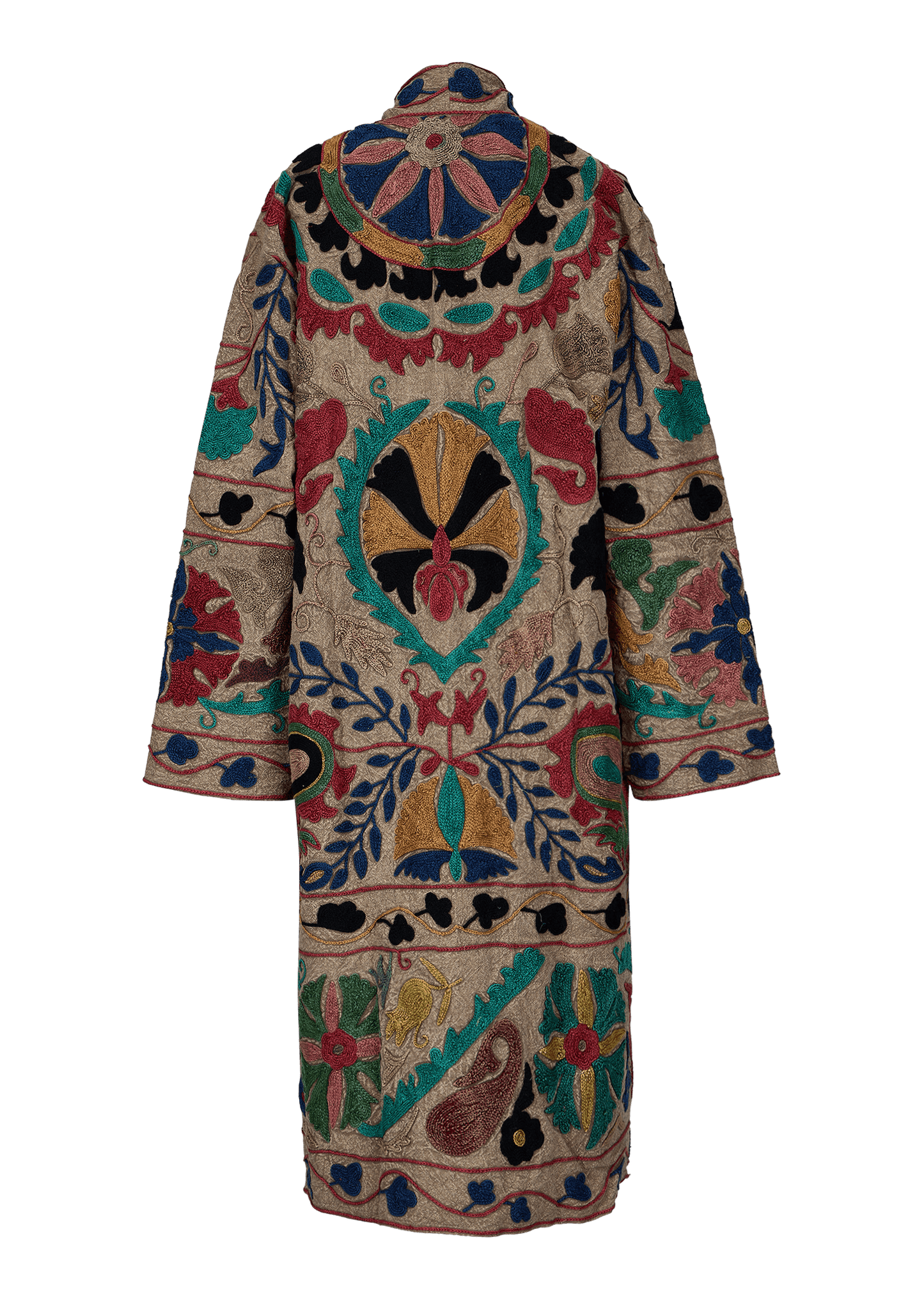 Suzani Coat (Calf Length)