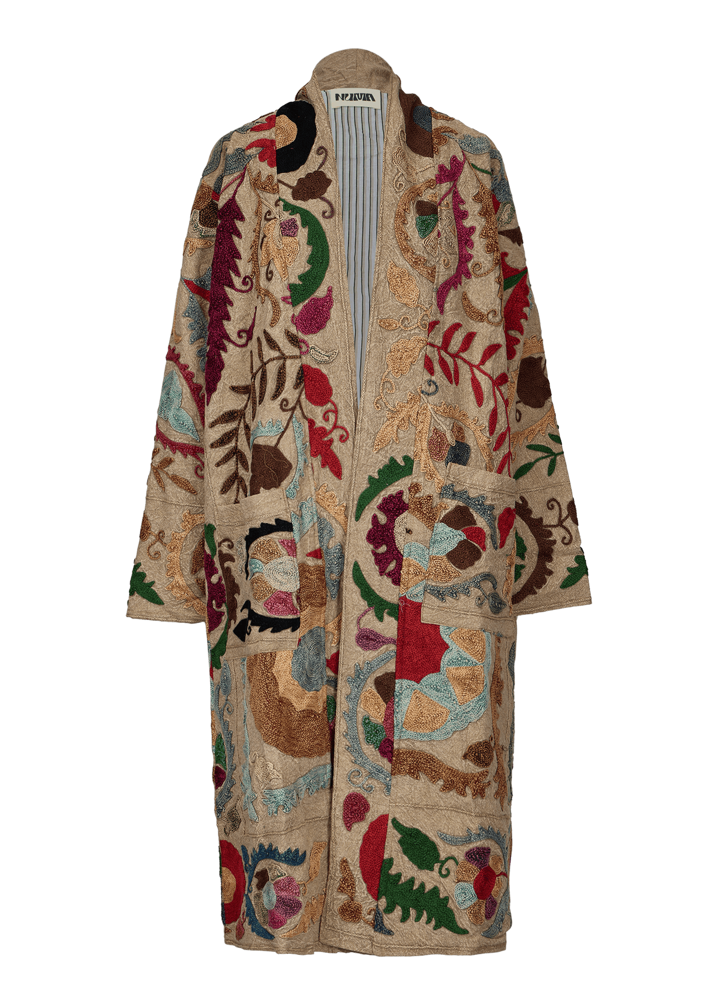 Suzani Coat (Calf Length)