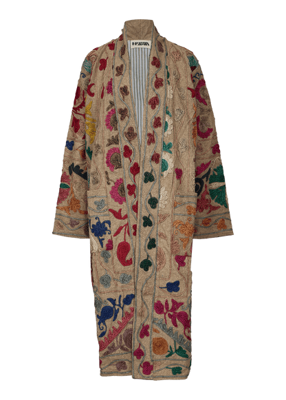 Suzani Coat (Calf Length)
