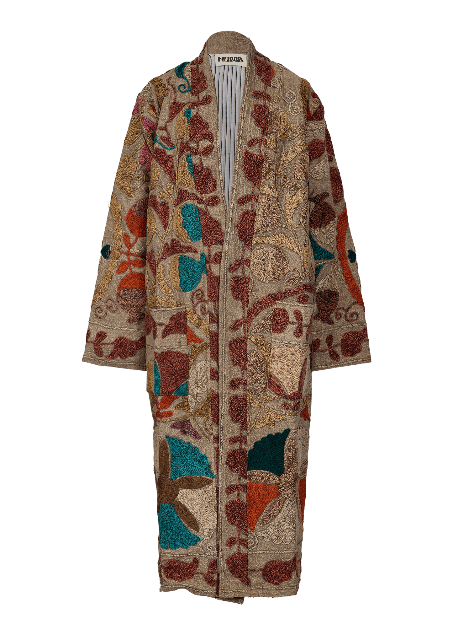 Suzani Coat (Calf Length)