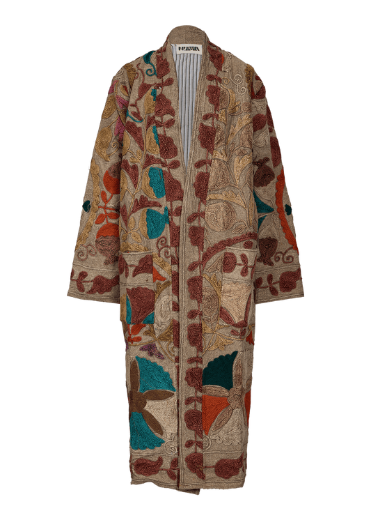 Suzani Coat (Calf Length)