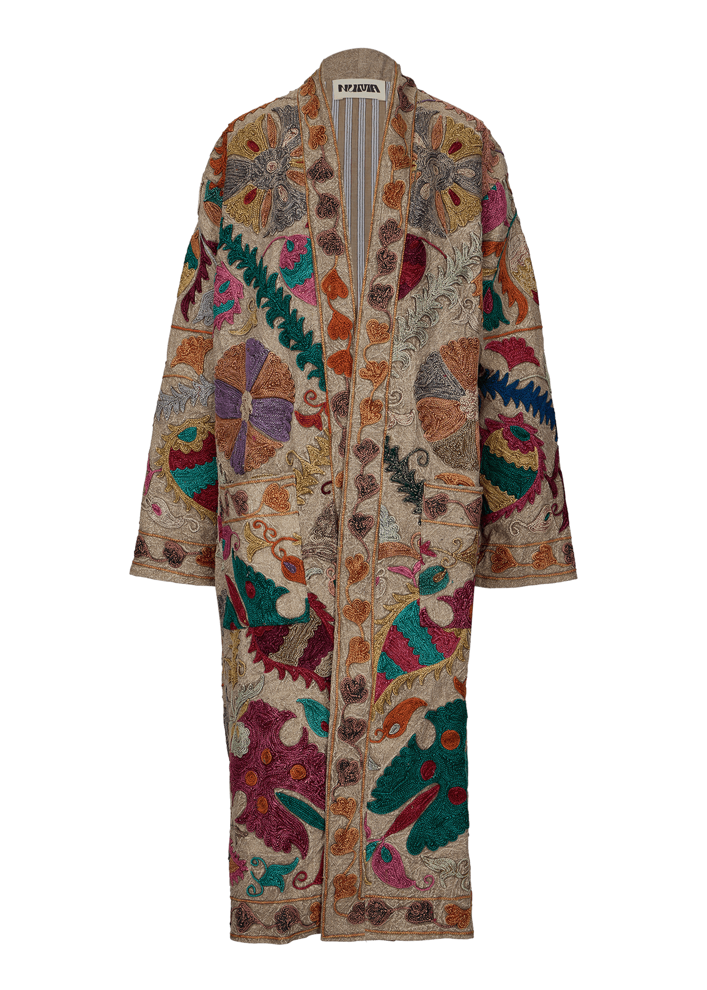 Suzani Coat (Calf Length)