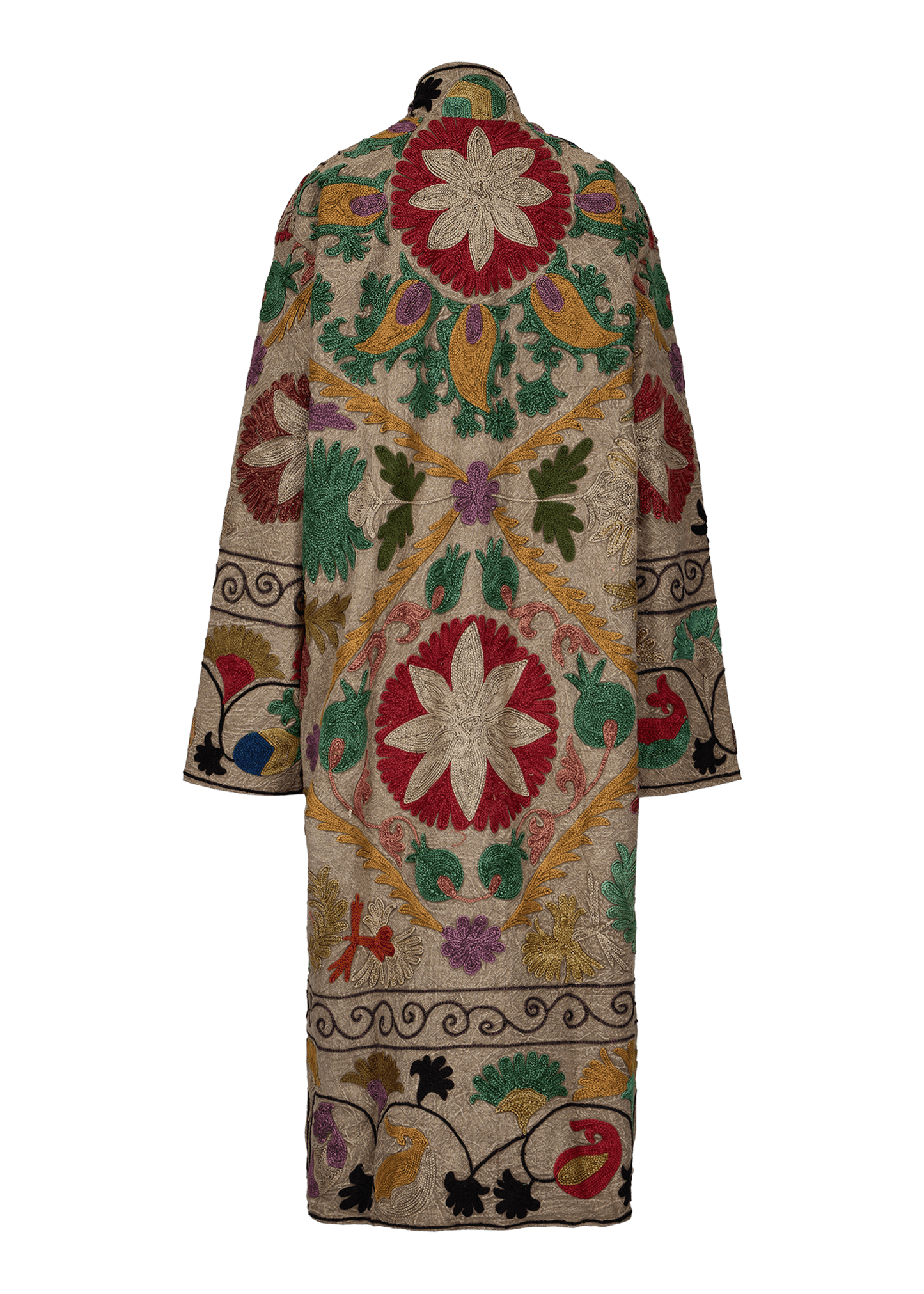 Suzani Coat (Calf Length)
