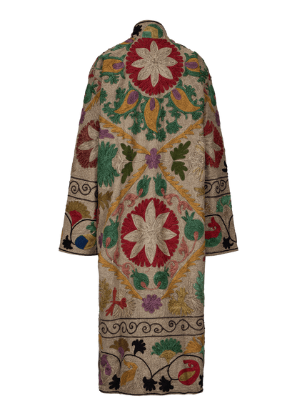 Suzani Coat (Calf Length)