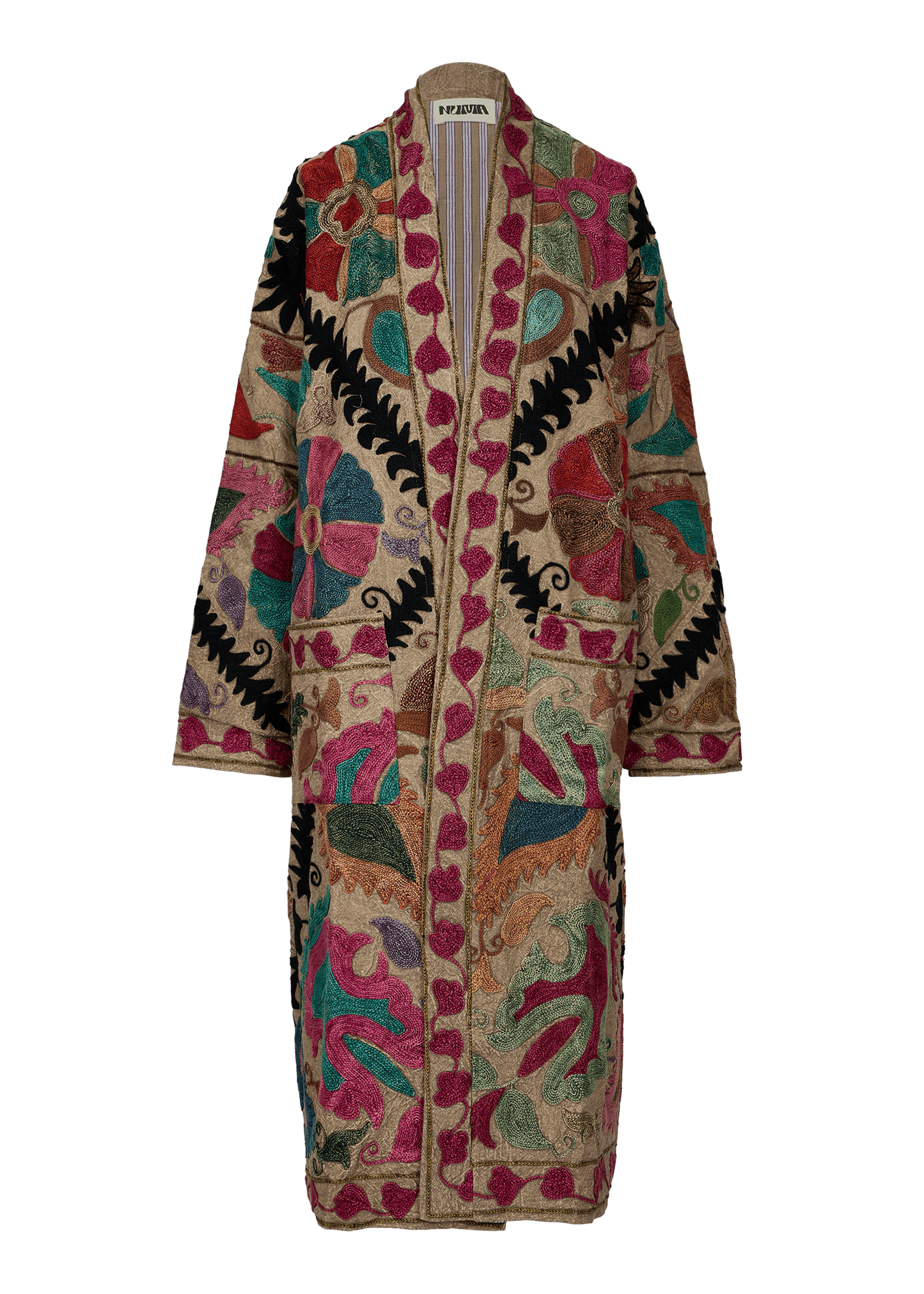 Suzani Coat (Calf Length)