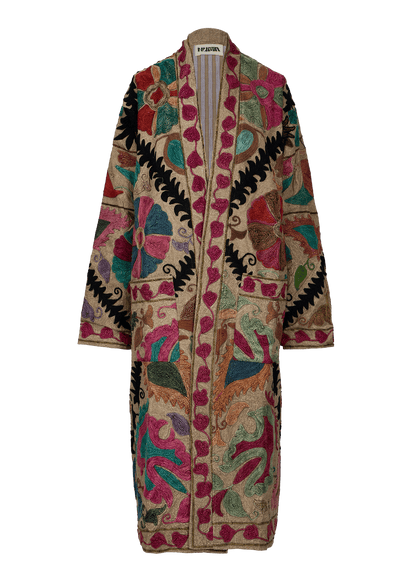 Suzani Coat (Calf Length)