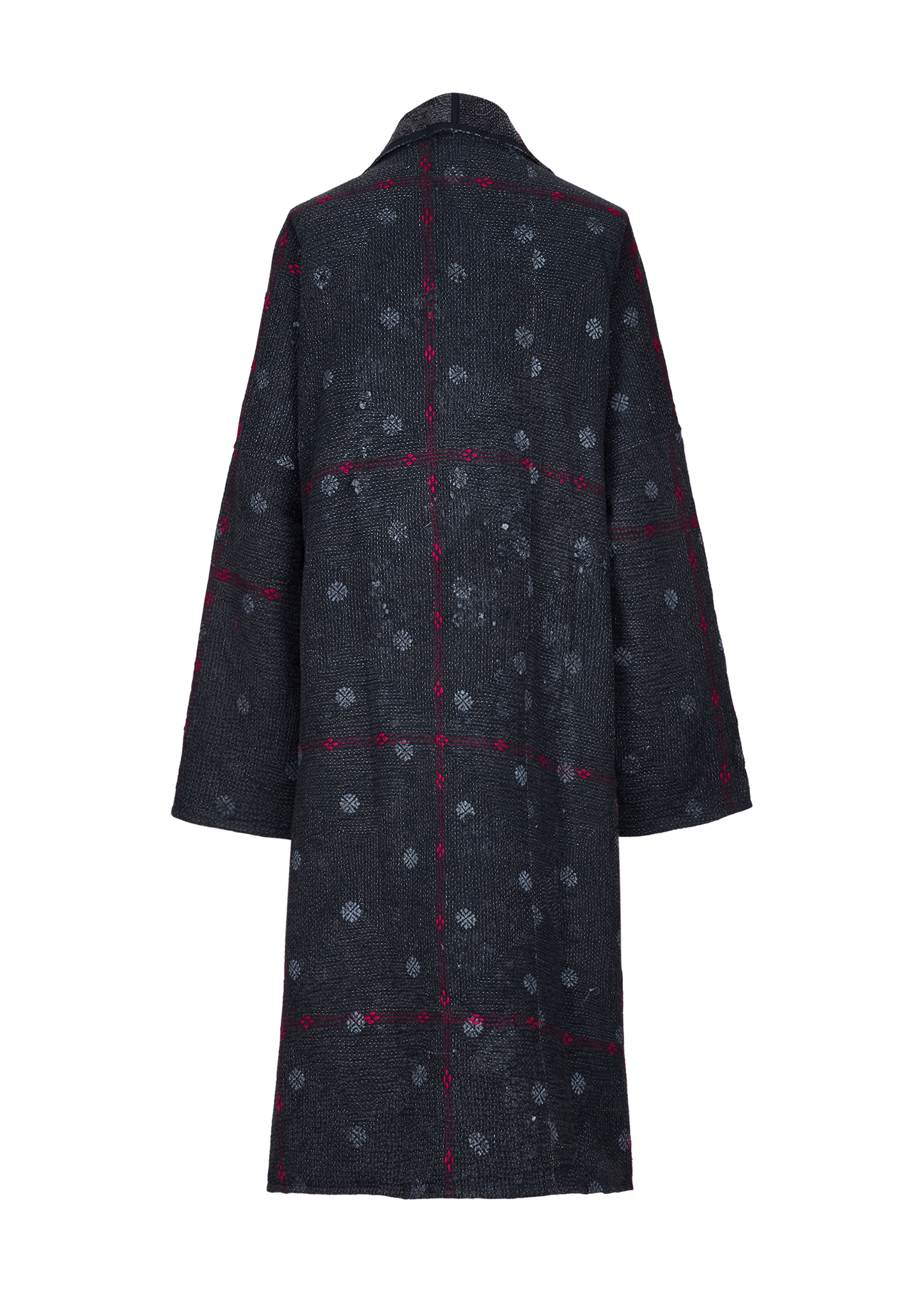 Vintage Kantha Coat (Calf Length)