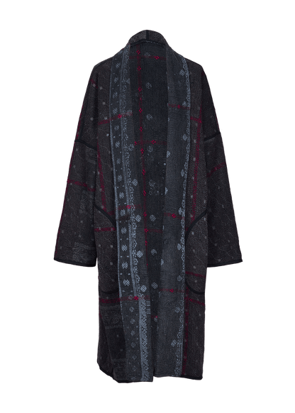 Vintage Kantha Coat (Calf Length)