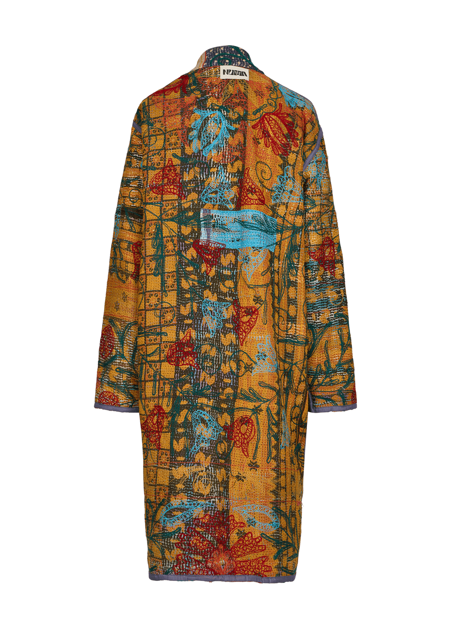 Kantha Suzani Coat (Knee Length)