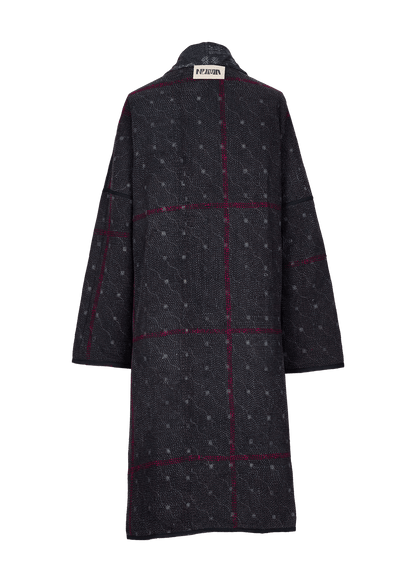 Vintage Kantha Coat (Calf Length)