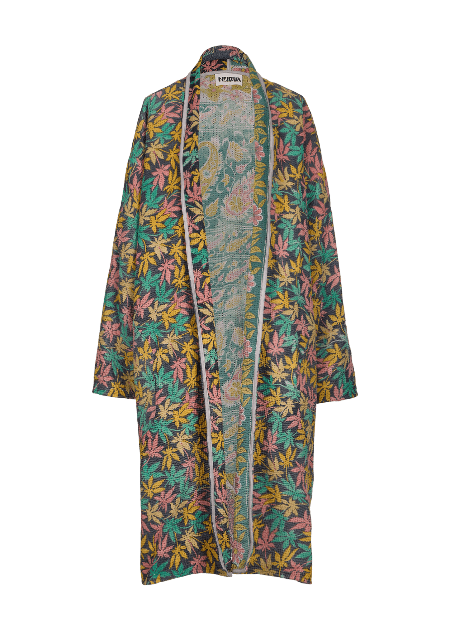 Vintage Kantha Coat (Calf Length)