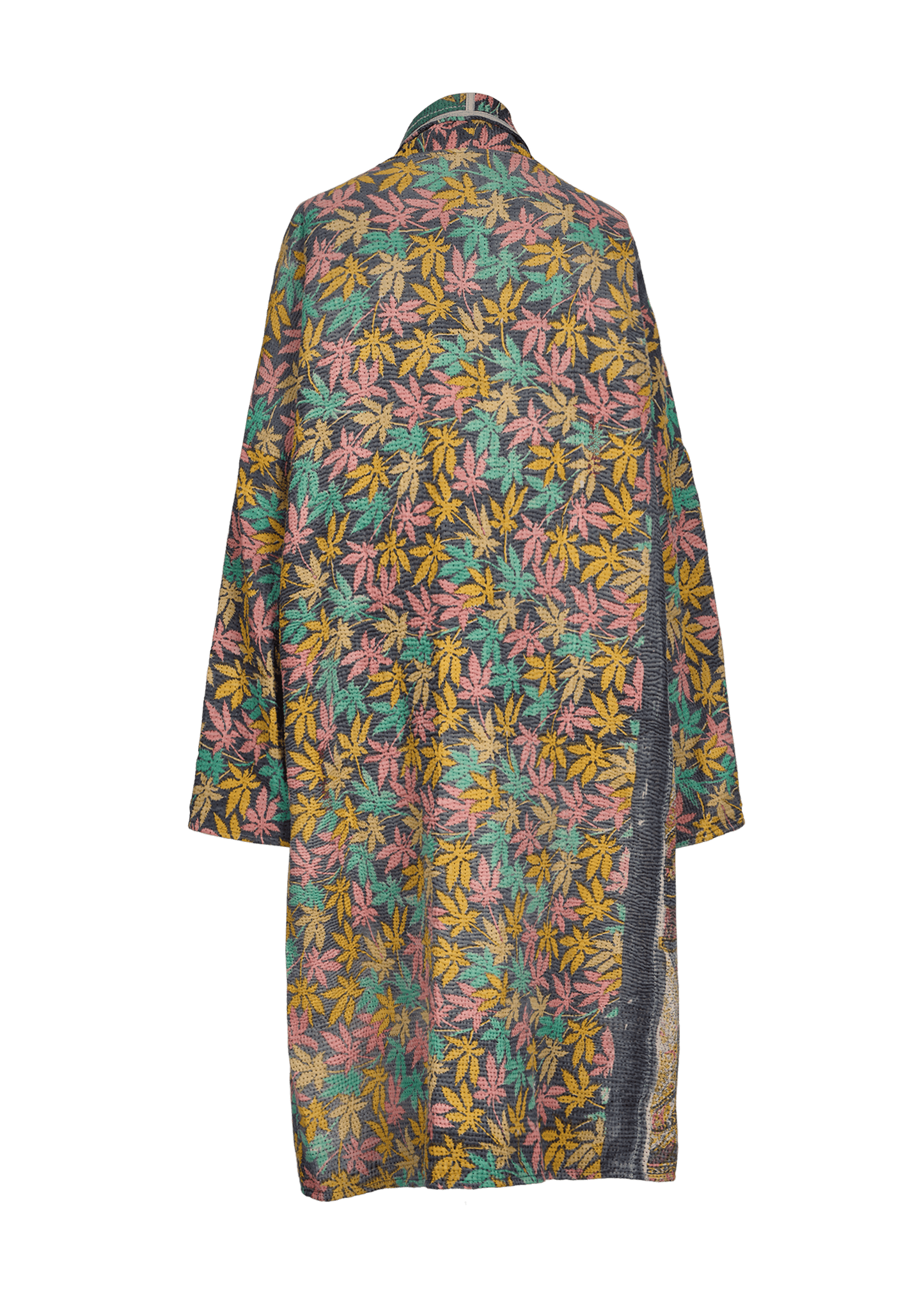 Vintage Kantha Coat (Calf Length)