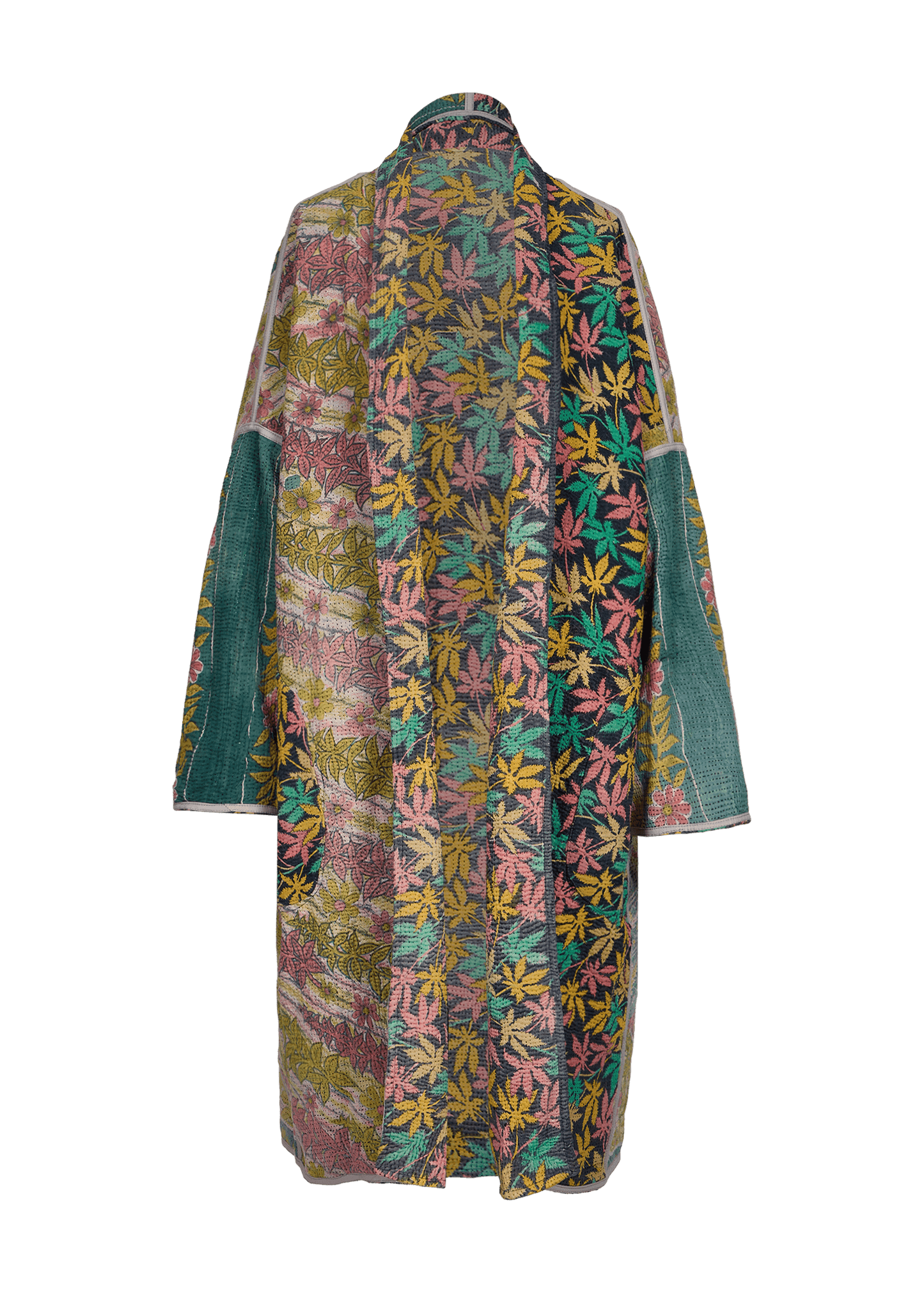 Vintage Kantha Coat (Calf Length)