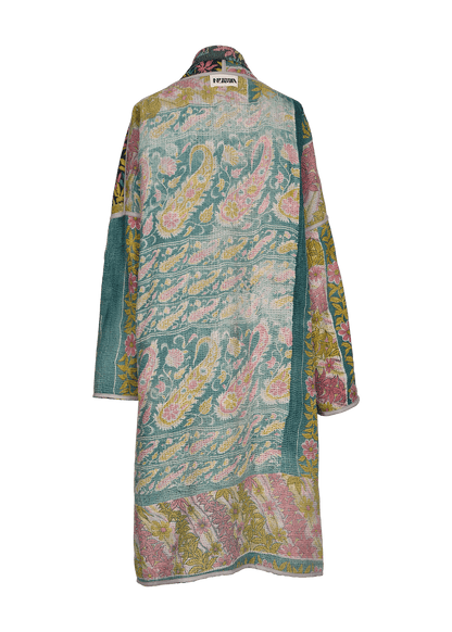 Vintage Kantha Coat (Calf Length)