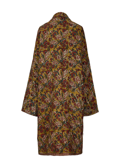 Bagru Coat (Calf Length)
