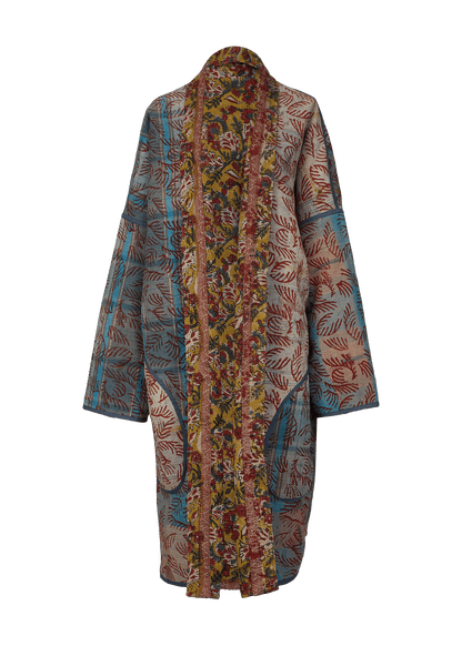 Bagru Coat (Calf Length)