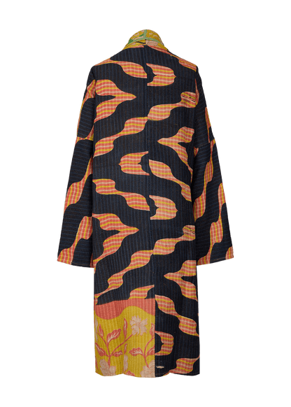 Vintage Kantha Coat (Calf Length)