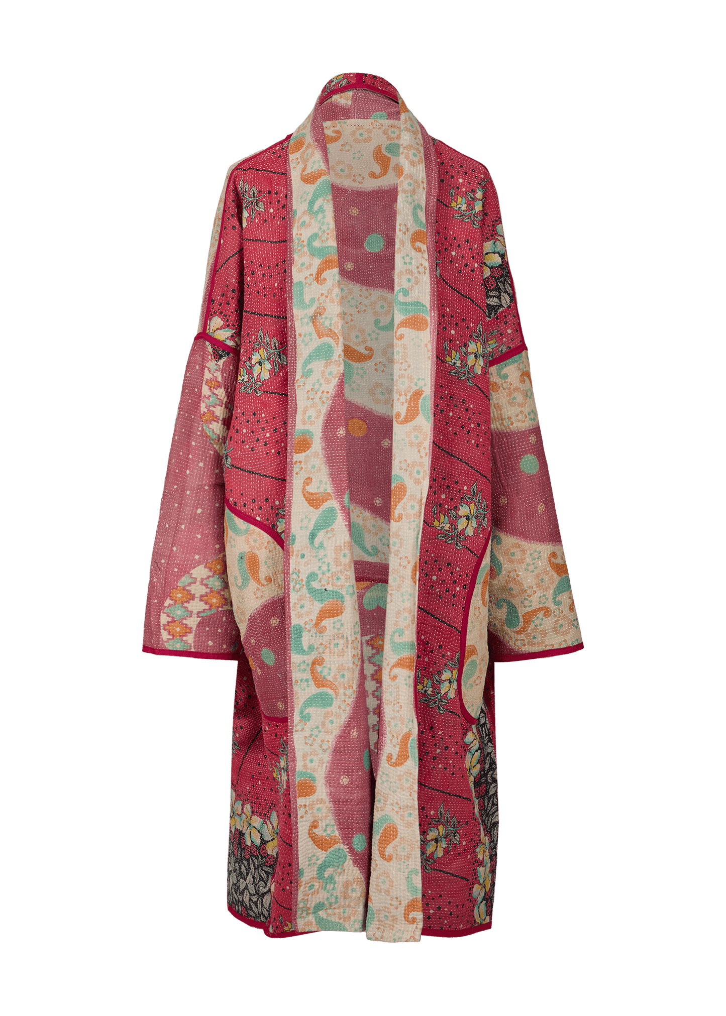 Vintage Kantha Coat (Calf Length)