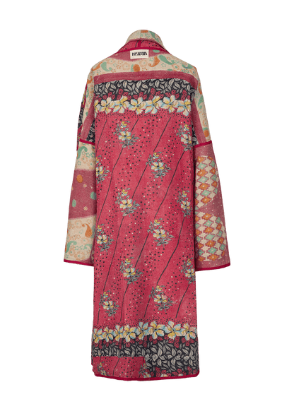 Vintage Kantha Coat (Calf Length)