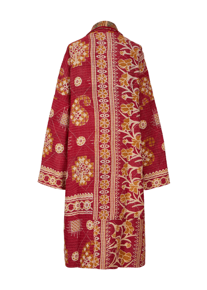 Vintage Kantha Coat (Calf Length)