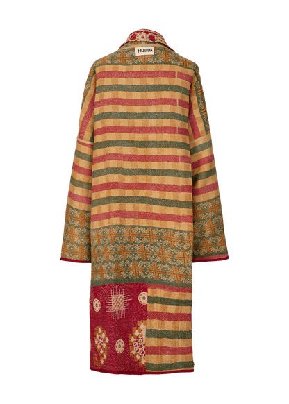 Vintage Kantha Coat (Calf Length)