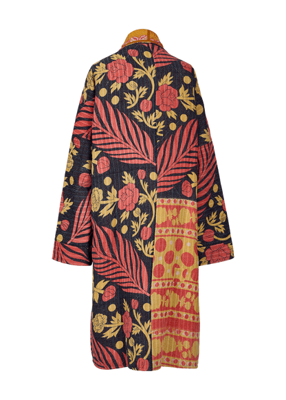 Vintage Kantha Coat (Calf Length)