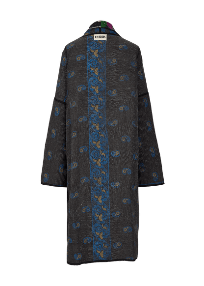 Vintage Kantha Coat (Calf Length)