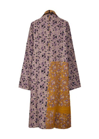 Vintage Kantha Coat (Calf Length)