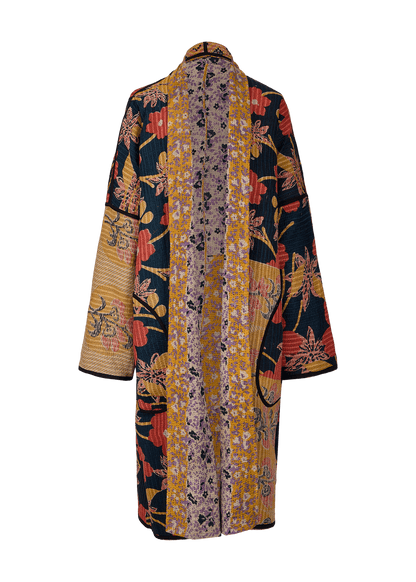 Vintage Kantha Coat (Calf Length)