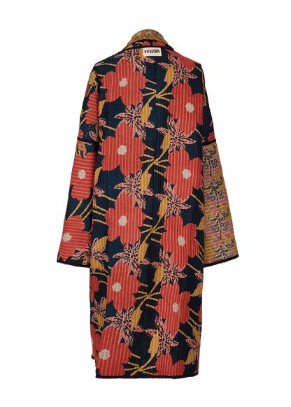 Vintage Kantha Coat (Calf Length)