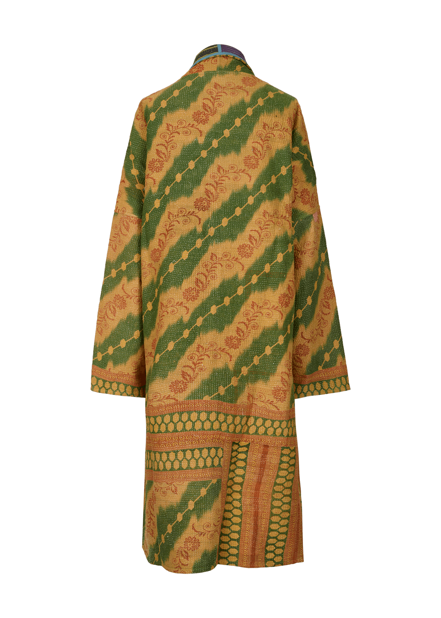 Vintage Kantha Coat (Calf Length)